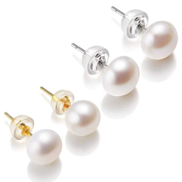 Pearl Stud Earrings for Women